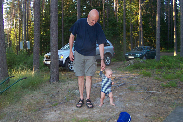 Vid sommmarstugan vid Hällefors
