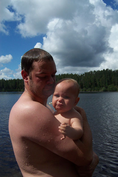 Vid sommmarstugan vid Hällefors